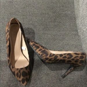 Leopard print heels